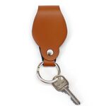 Firenze Round Key Chain Strap is made of Recycled Leather