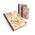 Romantica Notebook with Leather Spine