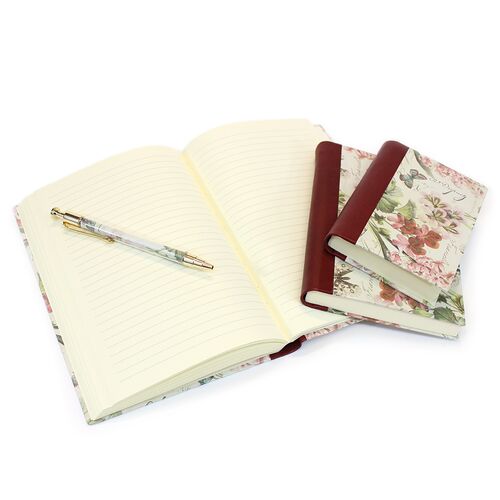 Lined paper inside